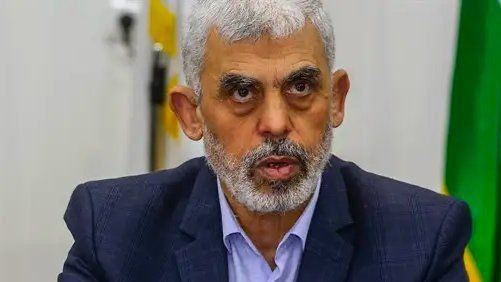 Hamas leader in the Gaza Strip Yahya Sinwar in his first public statement since the start of the war